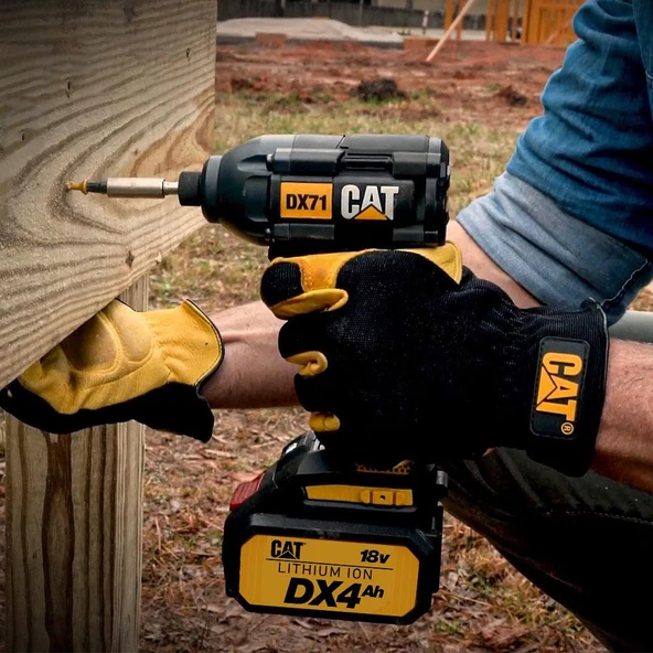 CAT DX71.2 18Volt 4.0Ah Li-ion Çift Akülü 215Nm Kömürsüz Profesyonel Şarjlı Darbeli Tornavida - 4