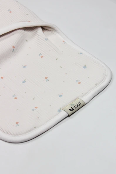 Bistyle Bloom White Organik Bel Destekli Kundak 75103 Ekru Gül Kurusu - 2