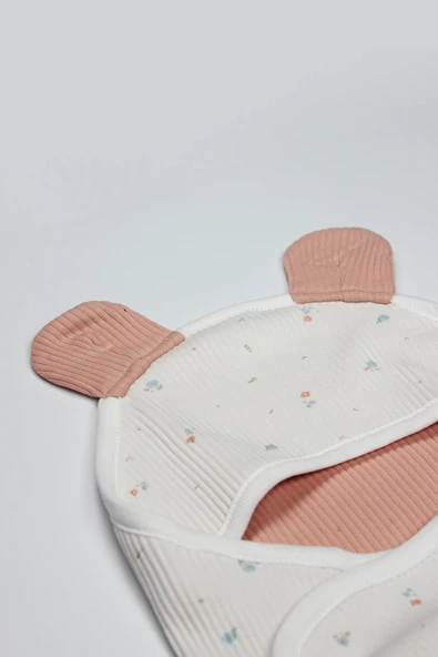 Bistyle Bloom White Organik Bel Destekli Kundak 75103 Ekru Gül Kurusu - 3