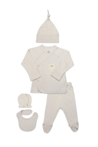 Bistyle Modal Flying Balloons 5'li Hastane Çıkışı Bs12109 Bej ürün görseli