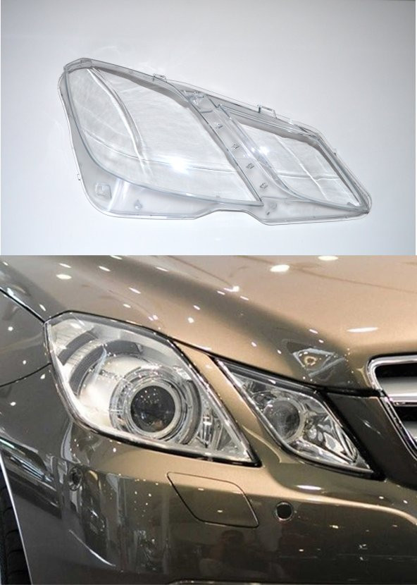 MERCEDES E SERİSİ W207 COUPE-CABRİO MAKYAJSIZ FAR CAMI SAĞ 10-13
