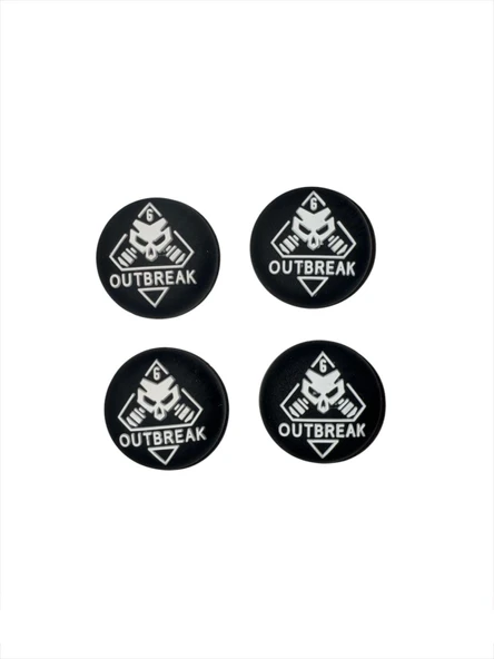 Desenli Xbox One-xbox S-xbox X Ps4 Ps5 Analog Koruyucu Silikon Pad Uyumlu ürün görseli