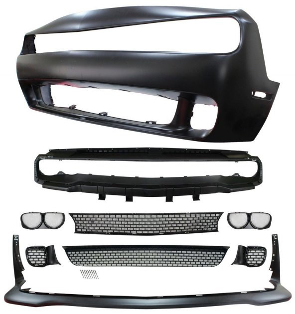 DODGE CHALLENGER 2015-2019 HELLCAT SRT ÖN TAMPON + ALT LİP - Resim 2