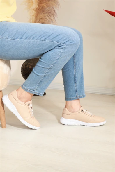 Konfores 1684 Hakiki Deri Anatomik Tabanlı Bayan Günlük Ayakkabı - Resim 5