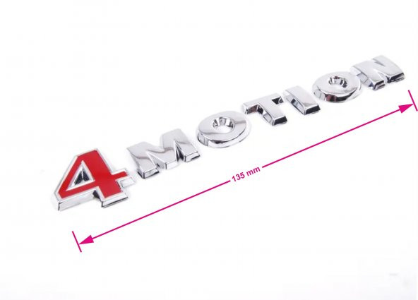 VOLKSWAGEN 4 MOTION YAZI BÜYÜK TİP