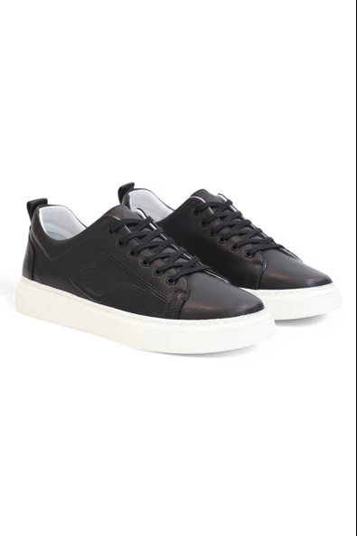 Konfores 2124 Hakiki Deri Anatomik Tabanlı Ultra Hafif Erkek Sneakers Ayakkabı - Resim 2