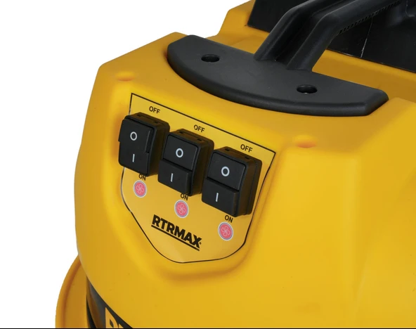 RTM8080 Islak - Kuru Sanayi Tipi Süpürge 3600 W 72 L - 3