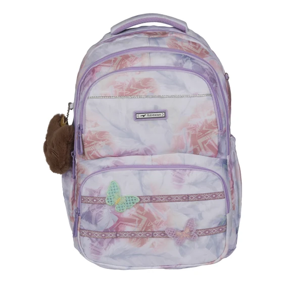 Relaxion İthal Mor Üçlü Set Çocuk İlkokul Çantası 1490 - 2