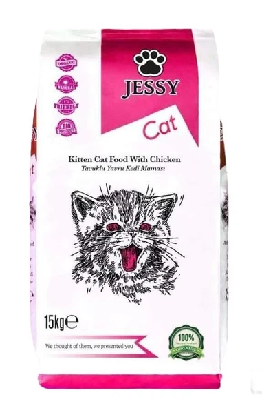JESSY Kitten Tavuklu Yavru Kedi Maması 15 Kg ürün görseli