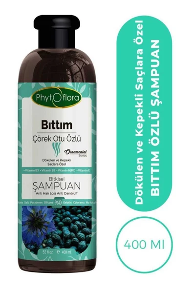 Siftaholsun Bakkal Tuzsuz Dökülen Ve Kepekli Saçlara Özel Bıttım Özlü Bitkisel Şampuan 400 Ml