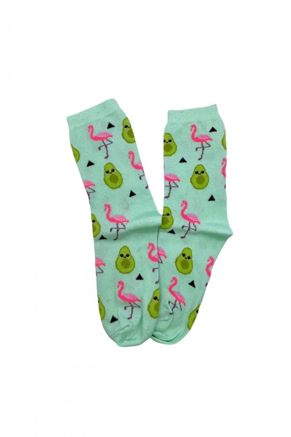 Renkli Eğlenceli Unisex Tekli Çorap W-0057 - 2