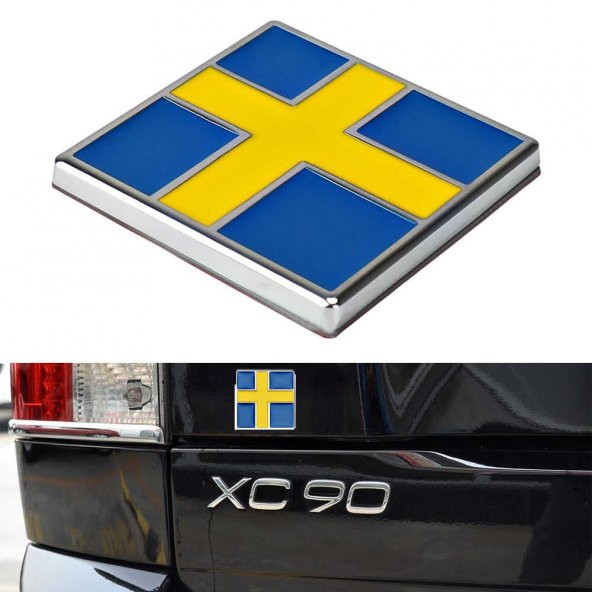 VOLVO İSVEÇ BAYRAĞI LOGO 2 - 2