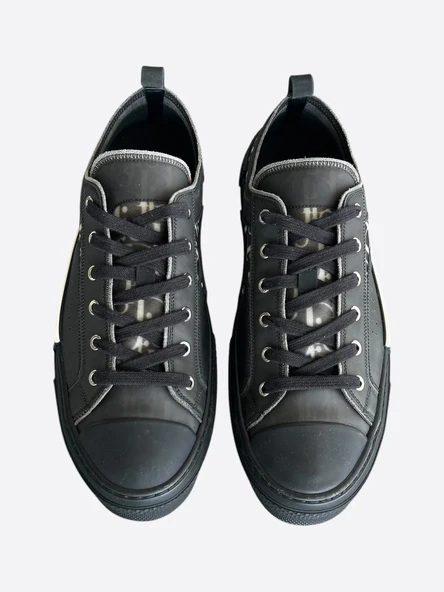 Black & White Oblique B23 Low Top Sneakers - 2