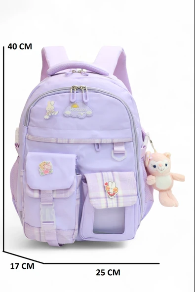 Relaxion 2174-1450 İthal Kore Tarzı Unisex Çocuk İlkokul Sırt Çantası - 2