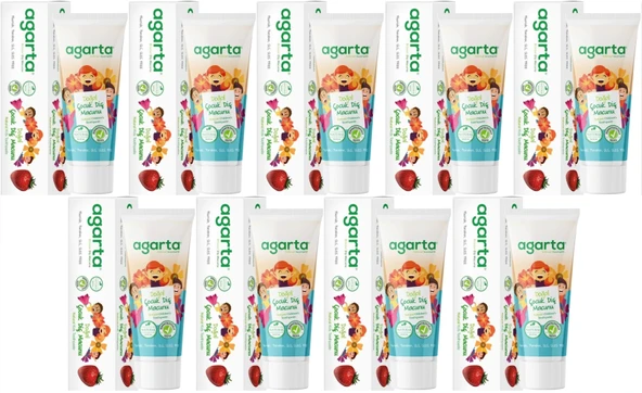 Agarta Doğal Diş Macunu 75ML Çocuk (9 Lu Set) - 1