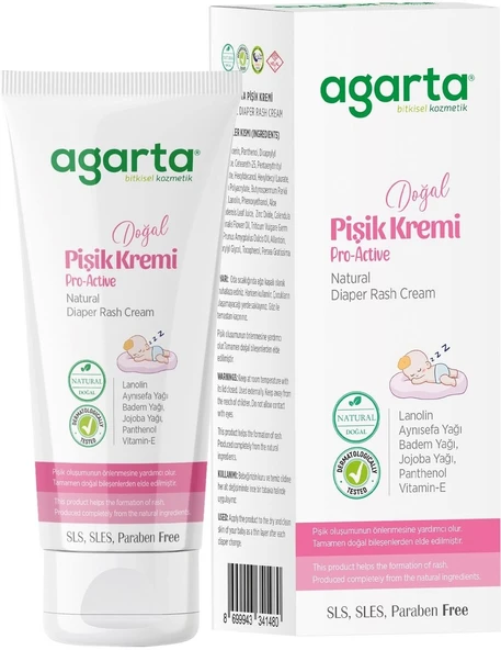 Agarta Doğal Pişik Kremi 100ML (9 Lu Set) - Resim 2