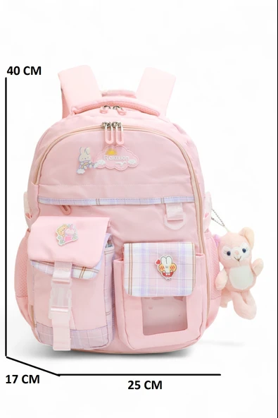 Relaxion 2174-1450 İthal Kore Tarzı Unisex Çocuk İlkokul Sırt Çantası - 3