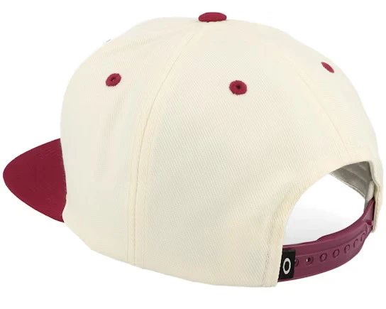 Oakley Mark III Flat Brim Şapka FOS901496 1AD Arctic White Iron Red - 3