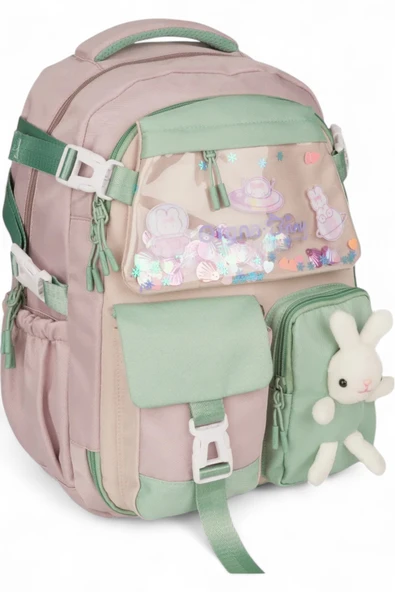 Relaxion 2175-1460 İthal Kore Tarzı Unisex Çocuk İlkokul Sırt Çantası