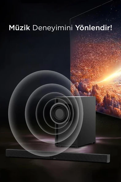 Torima KTS-2035 Siyah 30 W Usb Tf Aux Girişli Suwoofer Soundbar Ev Sinema Sistemi - 3