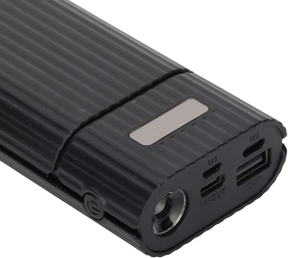 Shanrya 2 x DIY Power Bank, Güvenilir Güvenli Evrensel Profesyonel Kendin Yap USB Power Bank Kit Cep Telefonu için (Siyah) - 3
