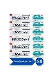 Sensodyne Derin Temizlik Diş Macunu 20 gr x 6 Adet