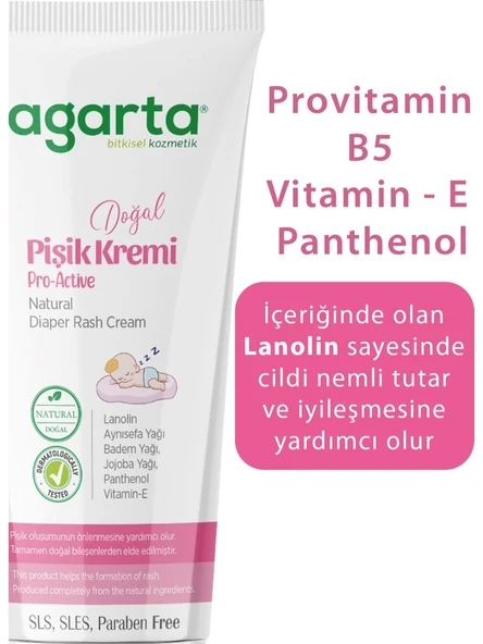 Agarta Doğal Pişik Kremi 100ML (9 Lu Set) - Resim 4