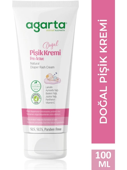 Agarta Doğal Pişik Kremi 100ML (9 Lu Set) - Resim 3