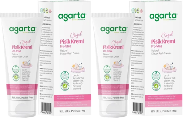 Agarta Doğal Pişik Kremi 100ML (2 Li Set) ürün görseli 1