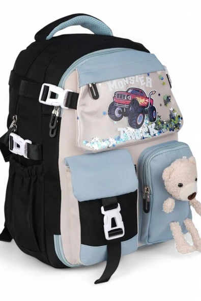 Relaxion 2175-1460 İthal Kore Tarzı Unisex Çocuk İlkokul Sırt Çantası - 5