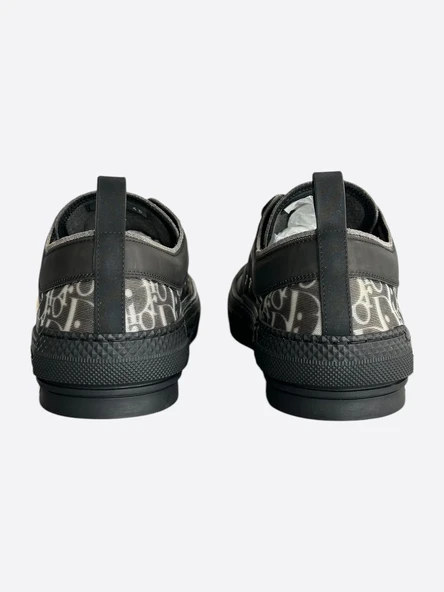 Black & White Oblique B23 Low Top Sneakers - 4