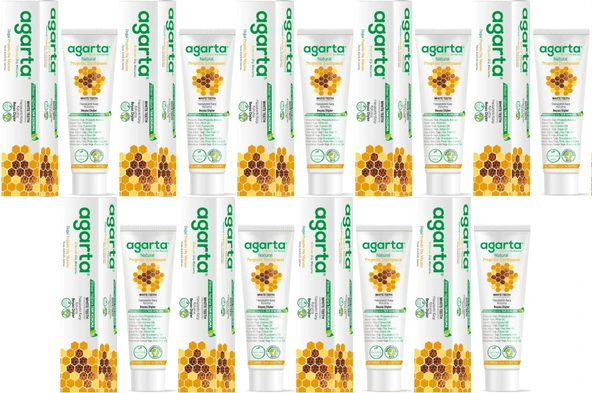 Agarta Doğal Diş Macunu 100ML Propolisli (9 Lu Set) - 1