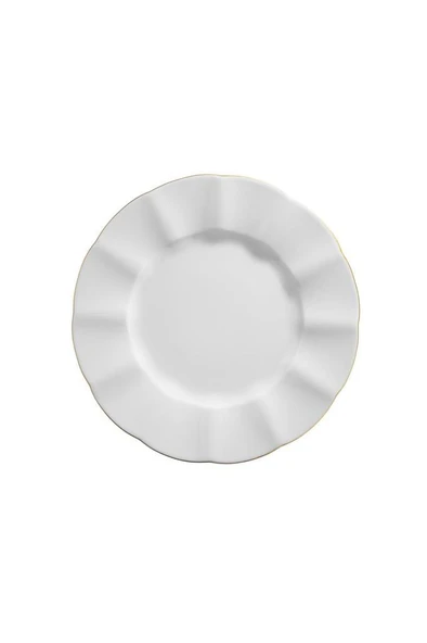 Kütahya Porselen Nil 6 Kişilik Pasta Mat Altın File