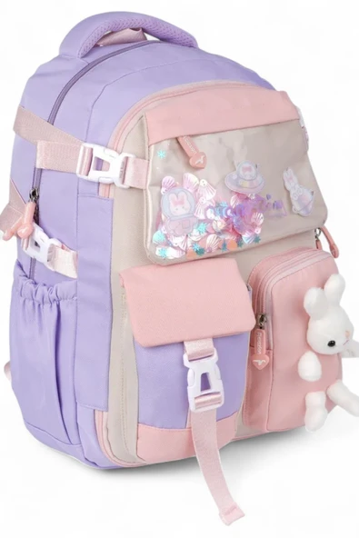 Relaxion 2175-1460 İthal Kore Tarzı Unisex Çocuk İlkokul Sırt Çantası - 2