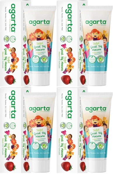 Agarta Doğal Diş Macunu 75ML Çocuk (4 Lü Set) - 1