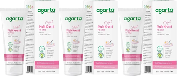 Agarta Doğal Pişik Kremi 100ML (3 Lü Set) - 1