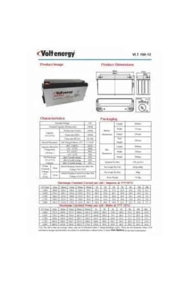 12 V 150 Ah Jel Akü Deep Cycle Nanocarbon (Üretim Yılı:2025) - 2