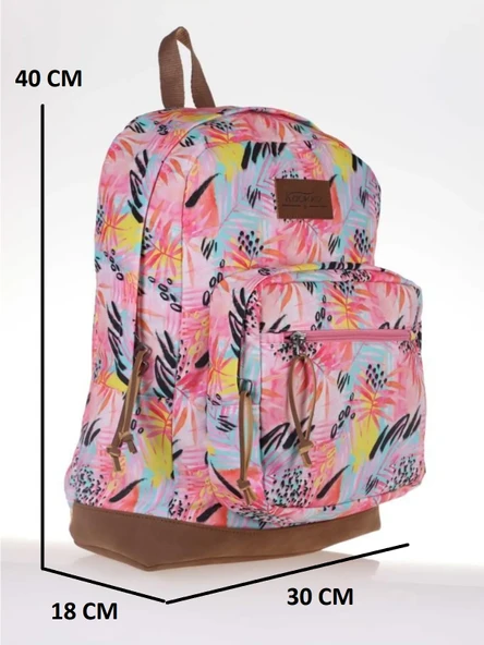 Konfores 1699-Anatomik Sırt Destekli Ortaokul Lise ve Günlük Sırt Çantası - 10