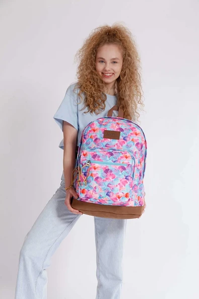 Konfores 1699-Anatomik Sırt Destekli Ortaokul Lise ve Günlük Sırt Çantası - 2