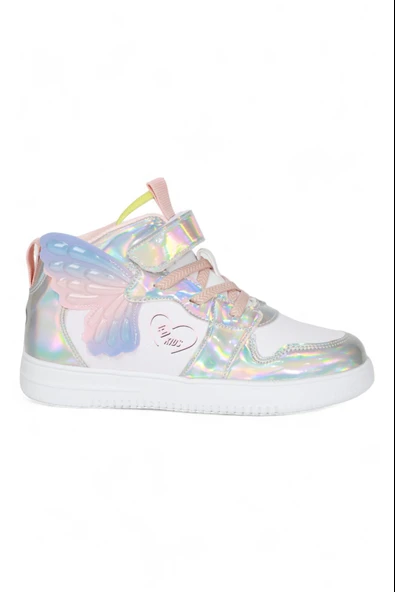 Kidessa 2068 Anatomik Tabanlı Ultra Hafif Kız Çocuk Boğazlı Sneakers Ayakkabı - Resim 5