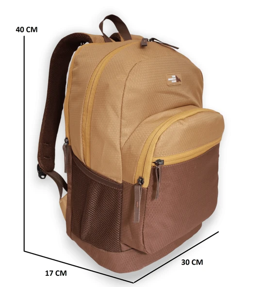 Konfores 1669 Unisex Anatomik Sırtlı Laptop Bölmeli Seyehat Spor ve Okul Çantası - Resim 7