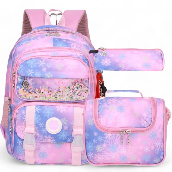 Kidessa 2055 Anatomik Sırtlı Yapılı Unisex Çocuk İlkokul Beslenmeli Sırt Çantası - 6