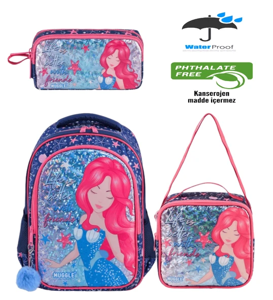 Kidessa 1661 Anatomik Sırtlı Yapılı Kız ve Erkek Çocuk İlkokul Çantası - 4