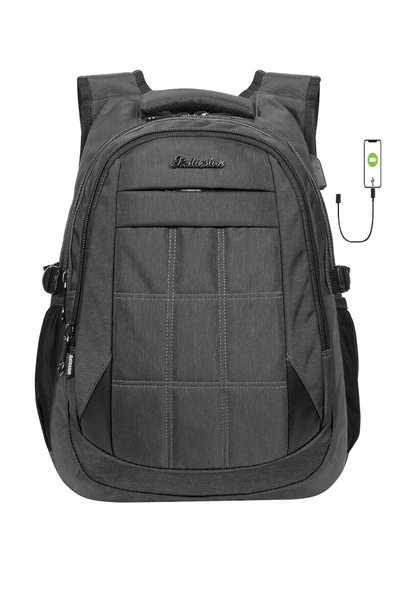 Konfores 1552-2227 Unisex Anatomik Yarasa Sırt Okul Çantası