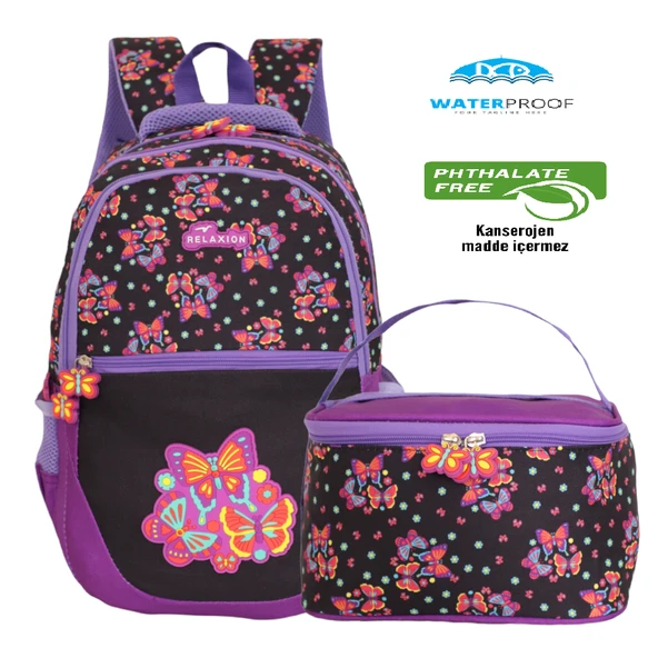 Kidessa 1302 Anatomik Sırtlı Yapılı Unisex İlkokul Çantası - 8