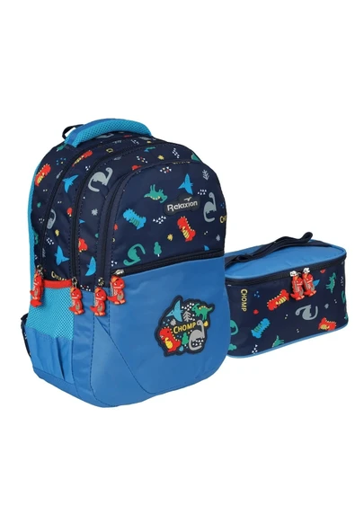 Relaxion Yeni Sezon Figürlü Unisex İlkokul Çantası İkili Takım - 7