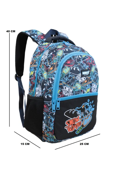 Kidessa 1269 Anatomik Sırt Yapılı Unisex İlkokul Çantası