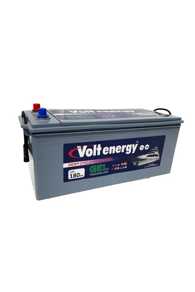 12 V 180 Amper Deep Cycle Marin Jel Nanocarbon Akü(ÜRETİM YILI:2025) - 4
