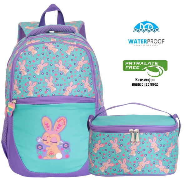 Kidessa 1057 Figürlü Anatomik Sırt İlkokul Çantası - 2