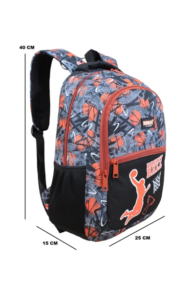 Kidessa 1269 Anatomik Sırt Yapılı Unisex İlkokul Çantası - 10